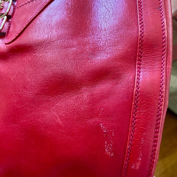 CHANEL One of a Kind A/W 1992 red leather lace up combat boots runway worn 38 - Picture 10 of 16